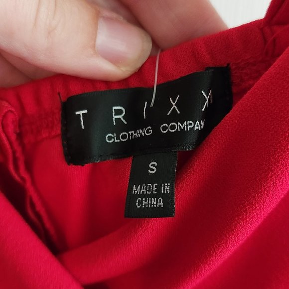 Francesca's Spaghetti Strap Dress - Red - Picture 4 of 4